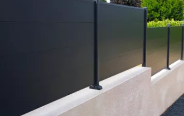 CLOTURE ALUMINIUM PLEINE